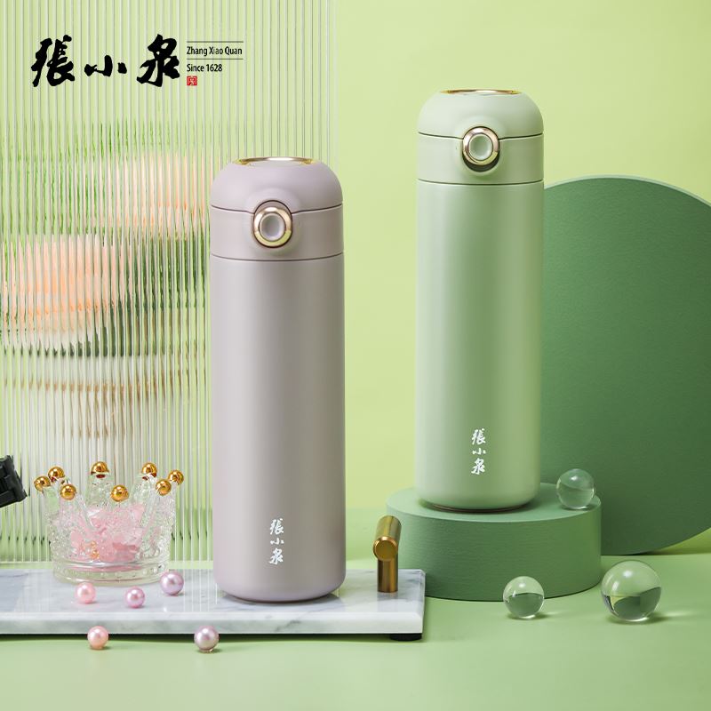 张小泉泉心轻奢弹跳杯400ml