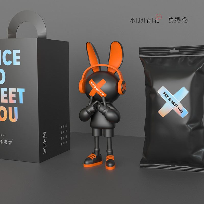 长青兔潮玩手办盲盒