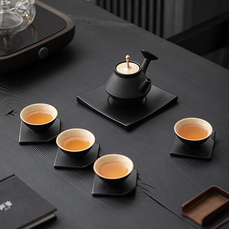 知者觉器-赚赚壶茶具套装陶瓷粗陶商务发财伴手礼定制礼品端午节