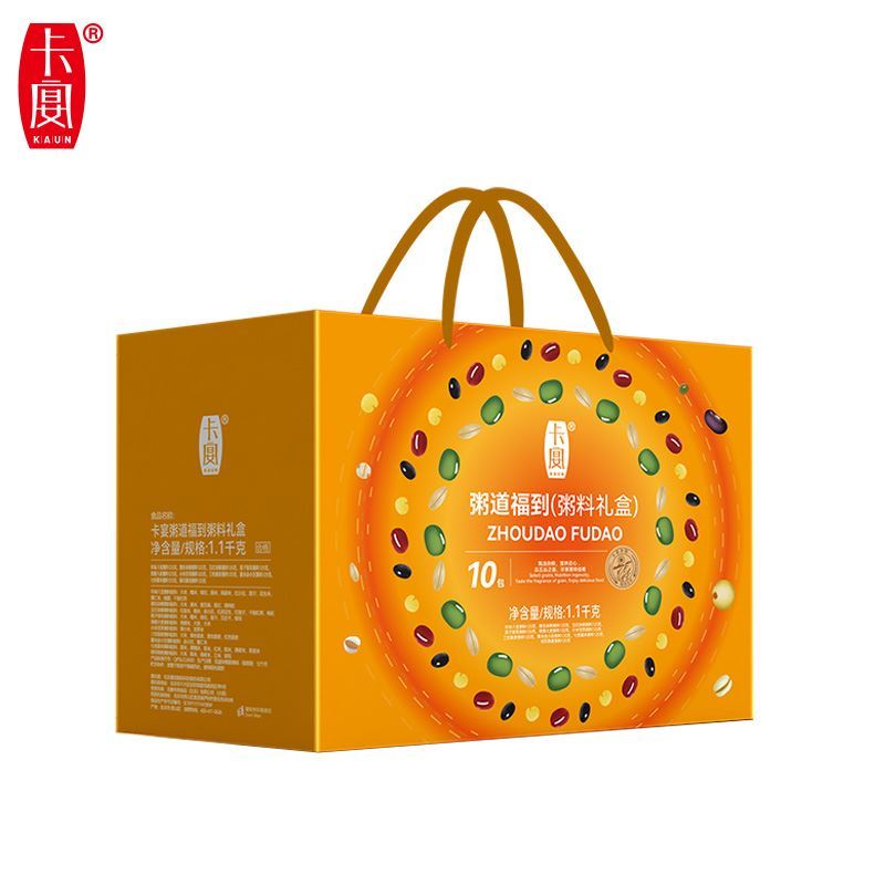 卡宴粥道福到粥料礼盒1250g