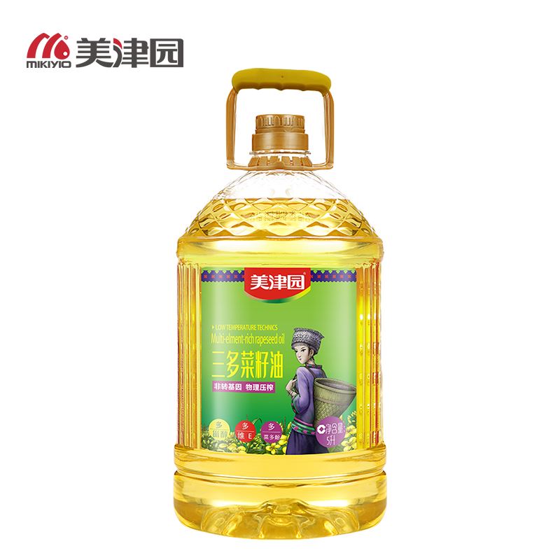 美津园三多菜籽油5L
