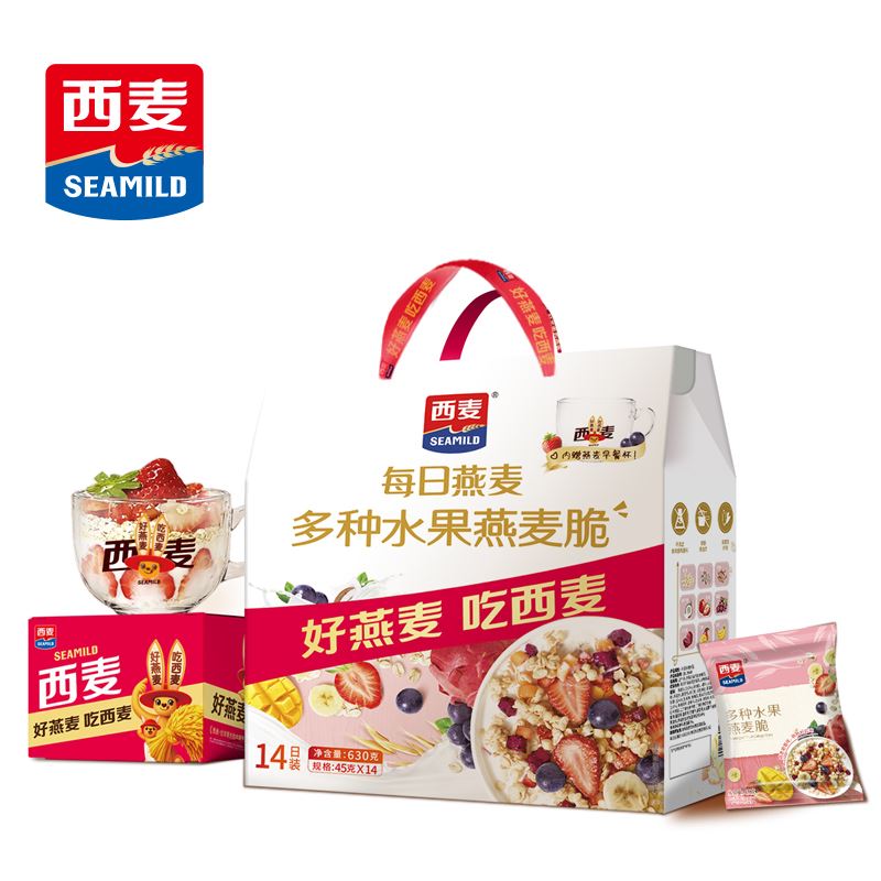 西麦每日燕麦-多种水果燕麦脆630g