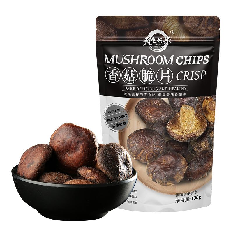 天生好果香菇脆片100克