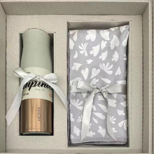 MOMO保温杯+玛丽亚古琦丝巾套装