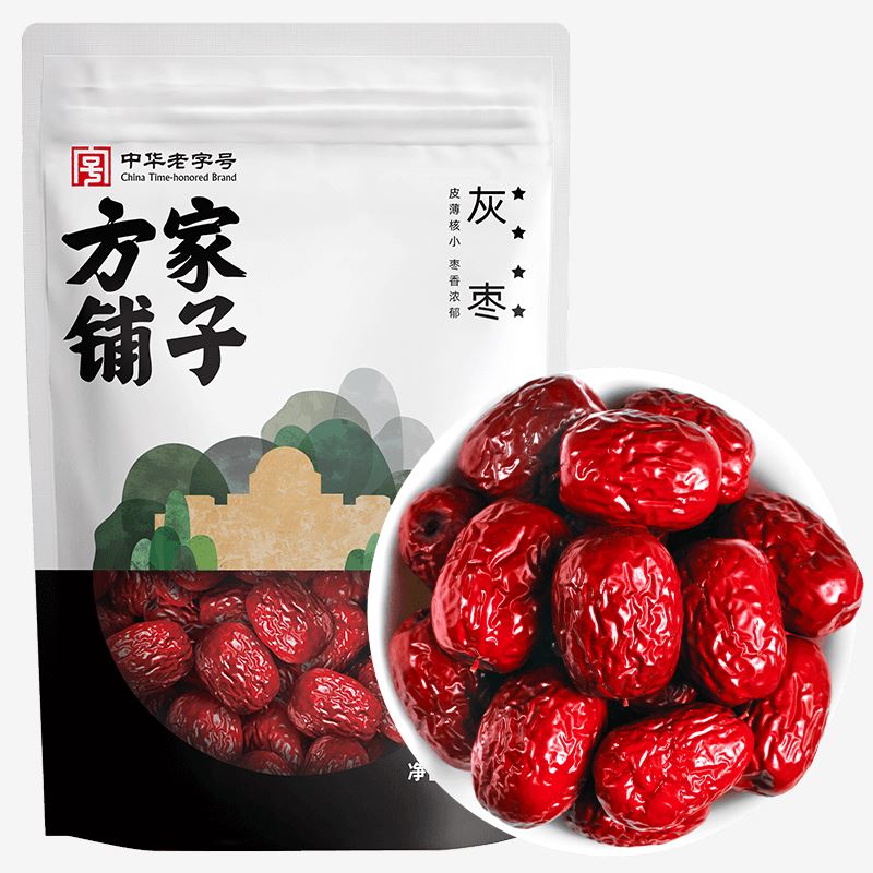 【方家铺子】四星楼兰灰枣500g/袋装