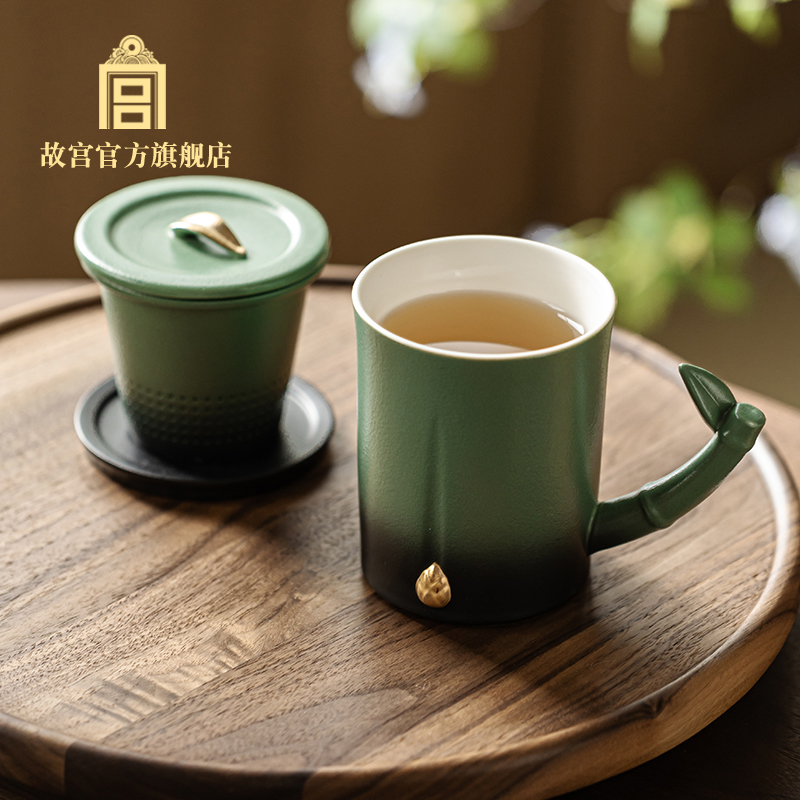 故宫节节高升泡茶杯瓷杯礼盒国潮商务文创会议礼品生日节日礼物
