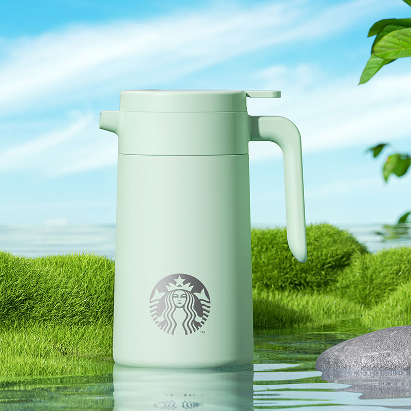 星巴克*经典款吨吨壶薄荷绿1005ml*11149747