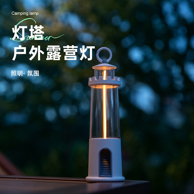 右心户外露营氛围灯照明摆件复古塔灯小夜灯