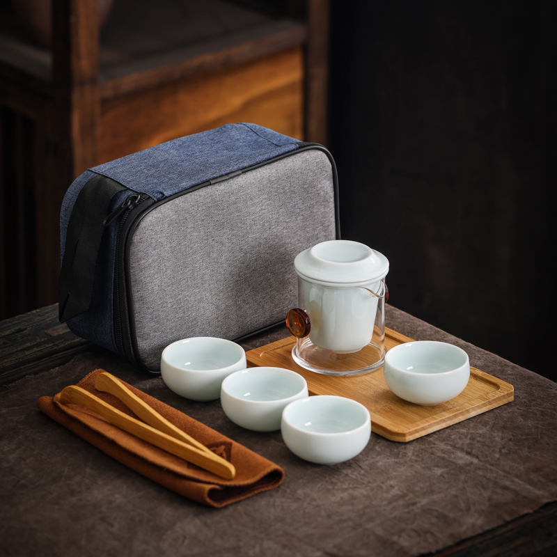 方然青瓷红茶泡旅行茶具A-642
