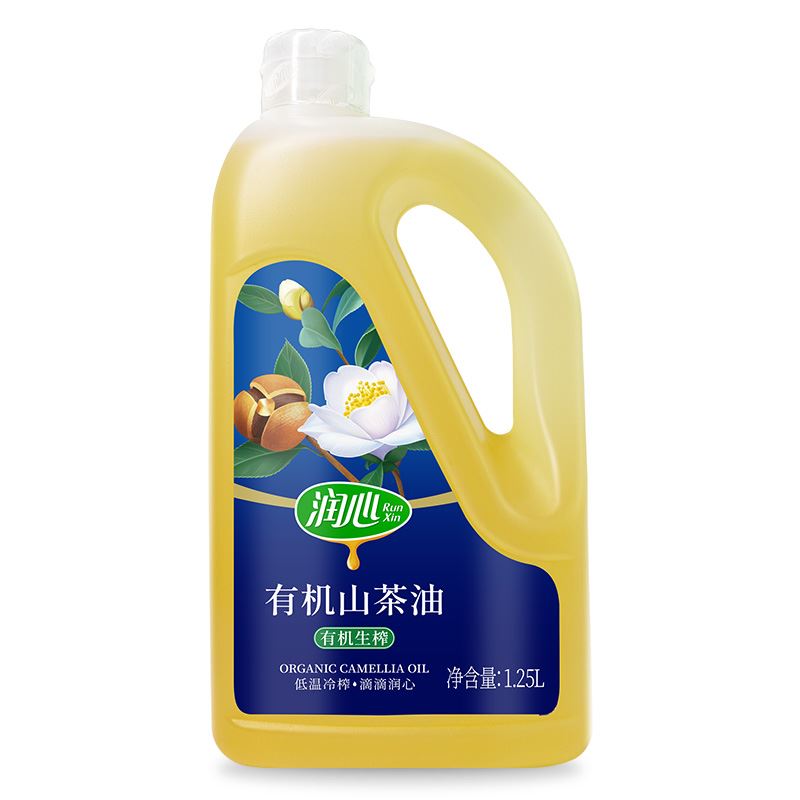 润心有机生榨山茶油1.25升