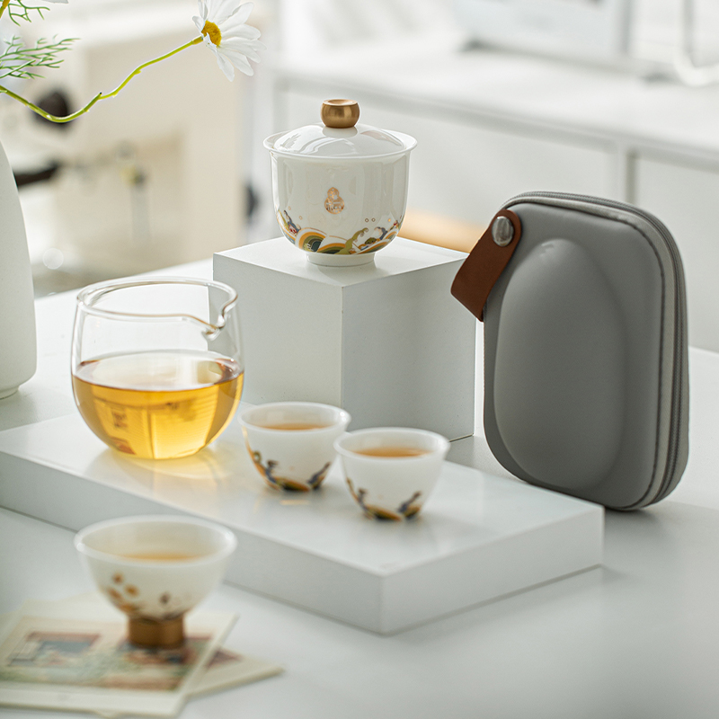 DONGYUE东悦纳福旅行茶具