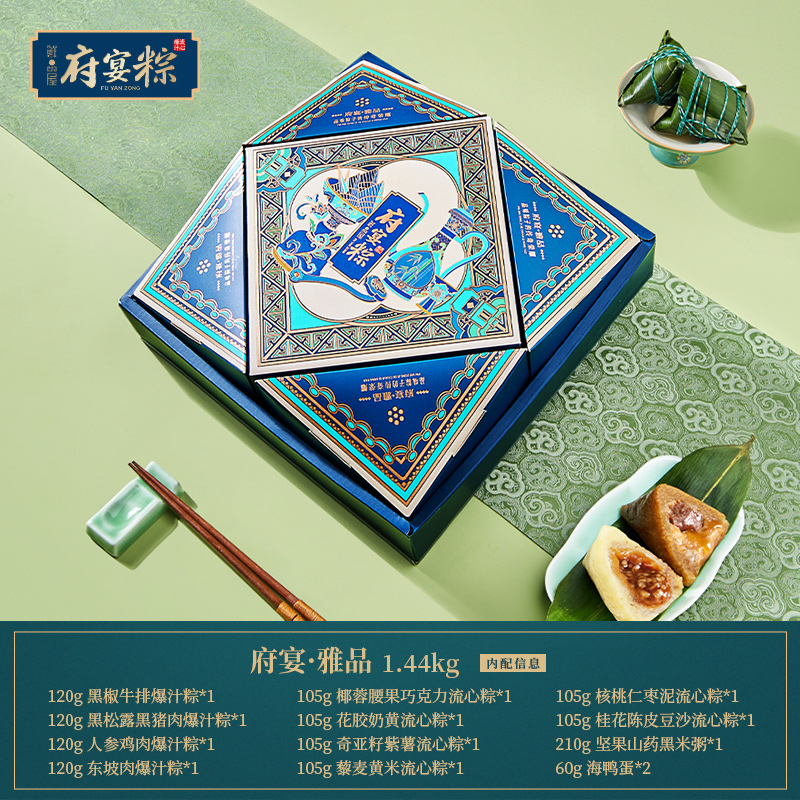 鲜品屋-1.44kg府宴•雅品端午礼盒