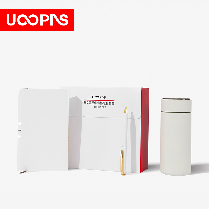 UOOPINS（优品序）S80温显保温杯组合套装