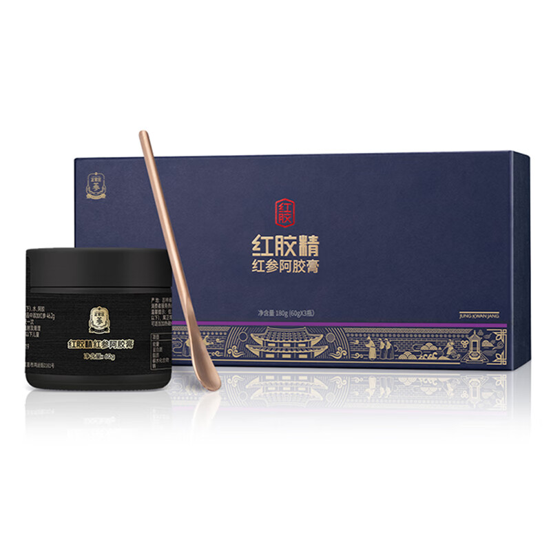 正官庄人参红胶精红参阿胶膏礼盒180g健康滋补