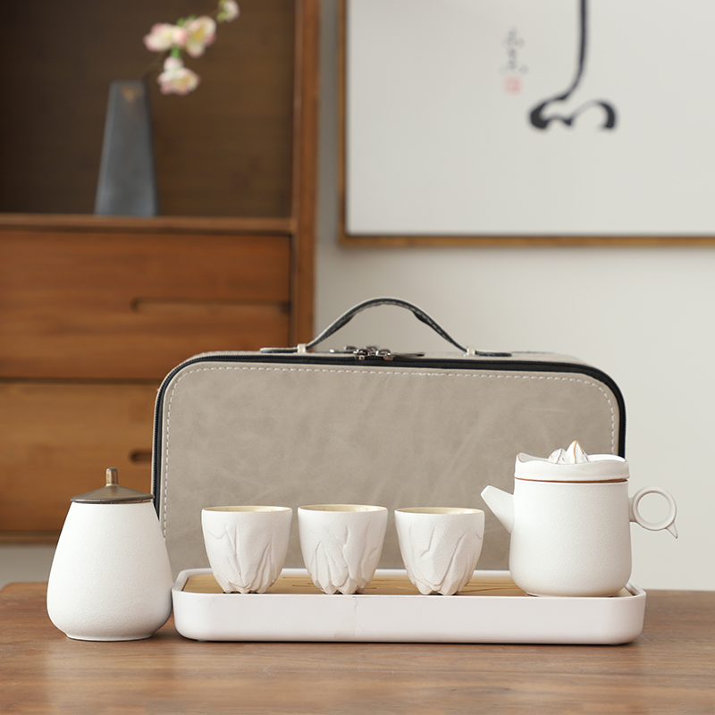 知者觉器-观山旅行茶盘茶具套装端午陶瓷商务定制礼品中秋伴手礼