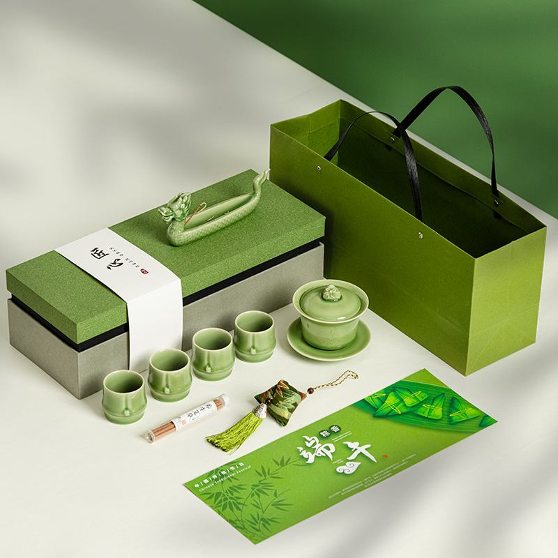 DONGYUE东悦龙腾端午茶具小套装礼盒