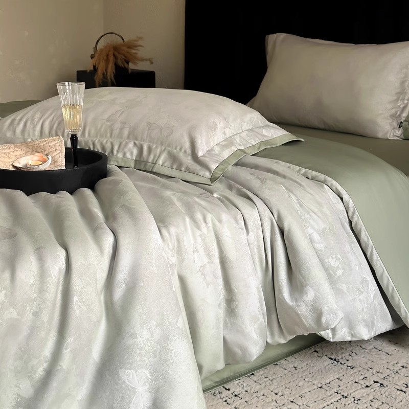 俞兆林60S天丝棉提花四件套YZL-25024一如初见