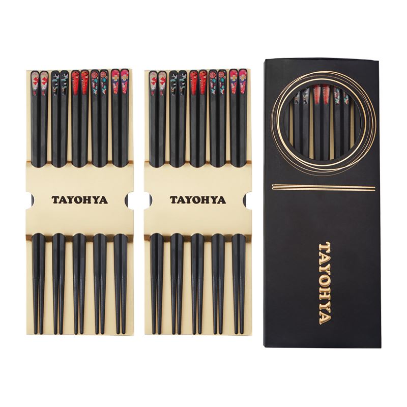 多样屋锦鲤驾到合金筷10入礼盒/T